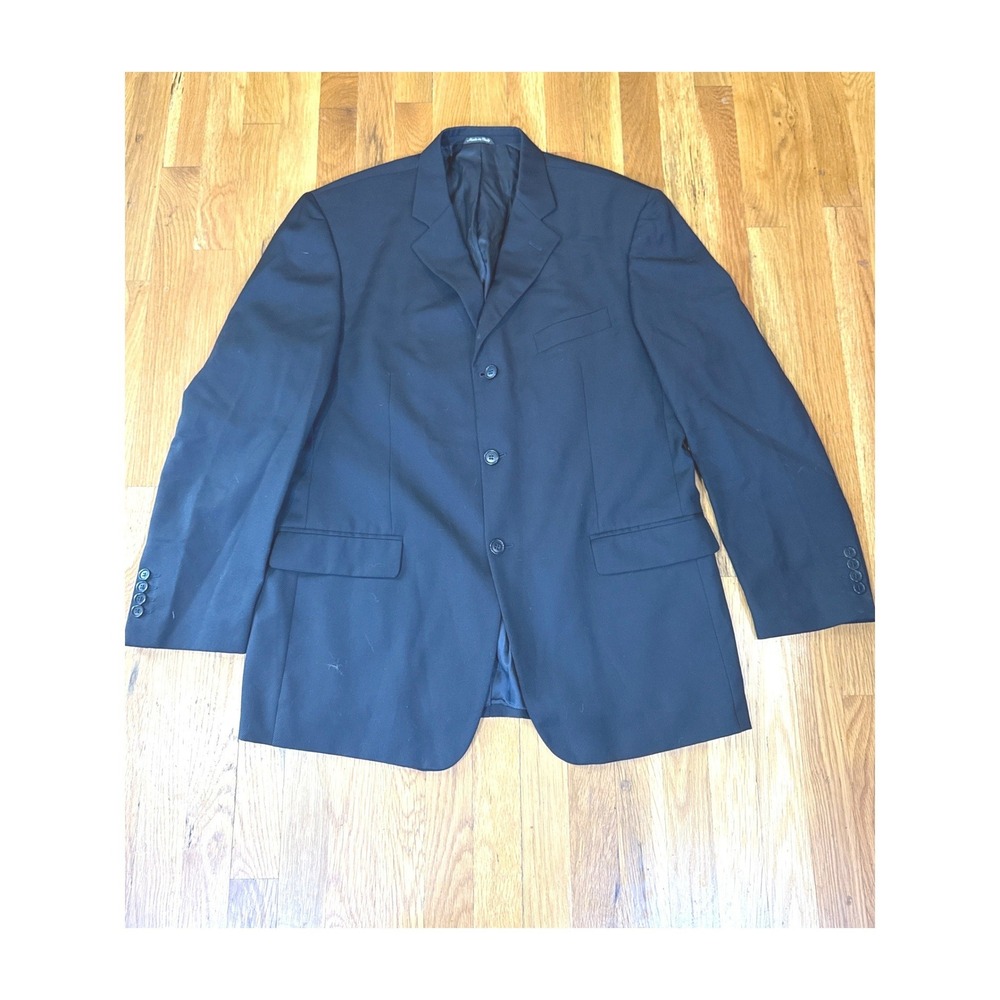 Missoni‎ Mens Blazer Sport Coat Black Italy Size 44 Luxury